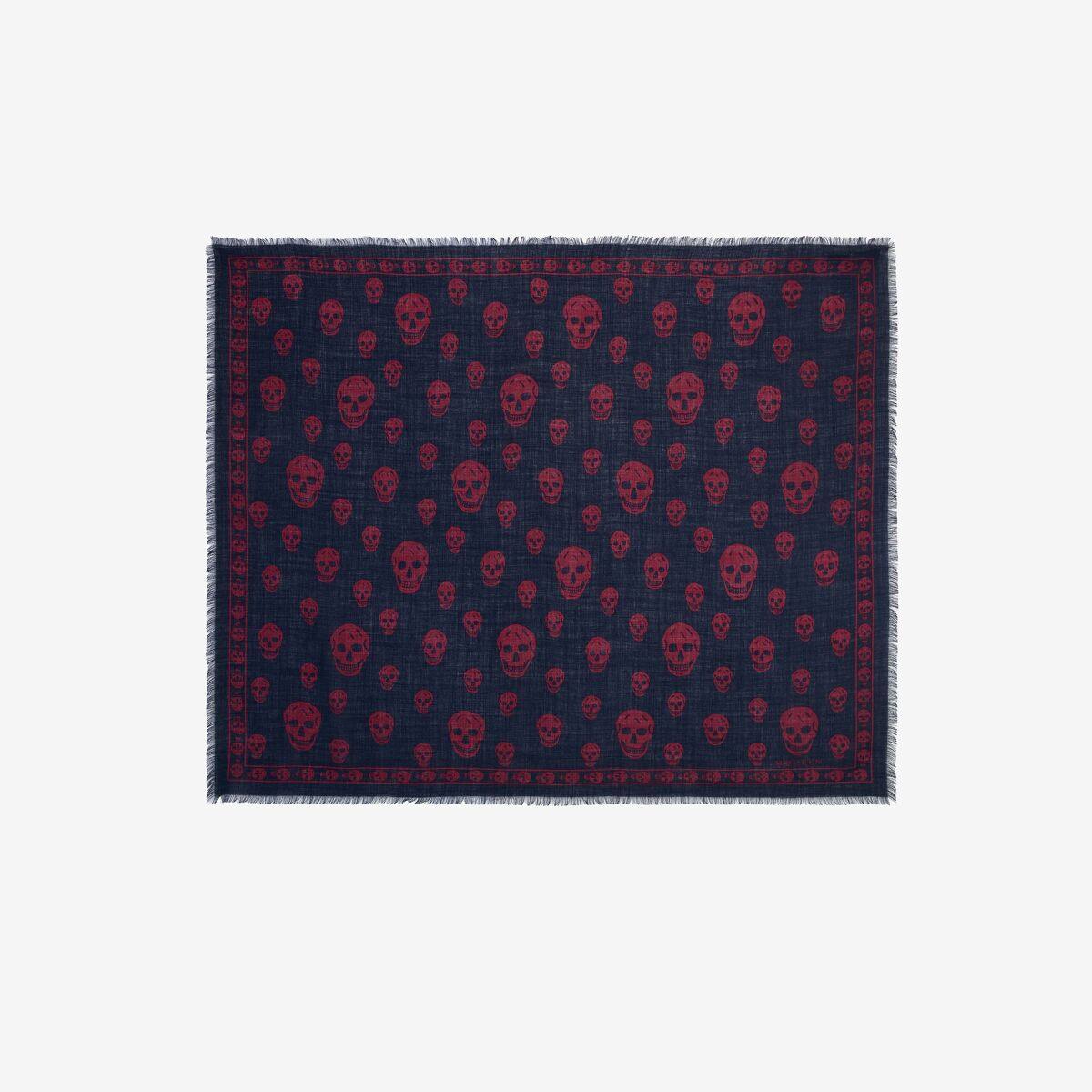 ALEXANDER MCQUEEN - Classic Skull Foulard - Item 8078894943Q4963